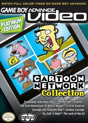 GBA Video Cartoon Network Collection Platinum Edition box art for GameBoy Advance